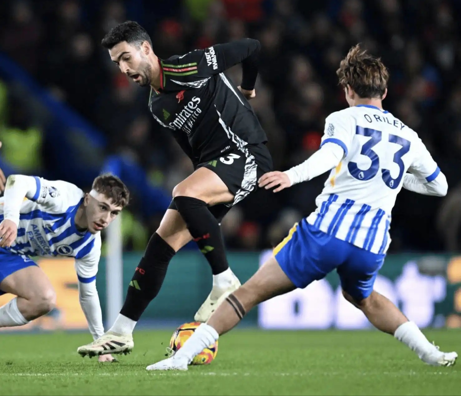 阿森纳客场大胜布莱顿,追赶前六位置 阿森纳客场大胜布莱顿,追赶前六位置