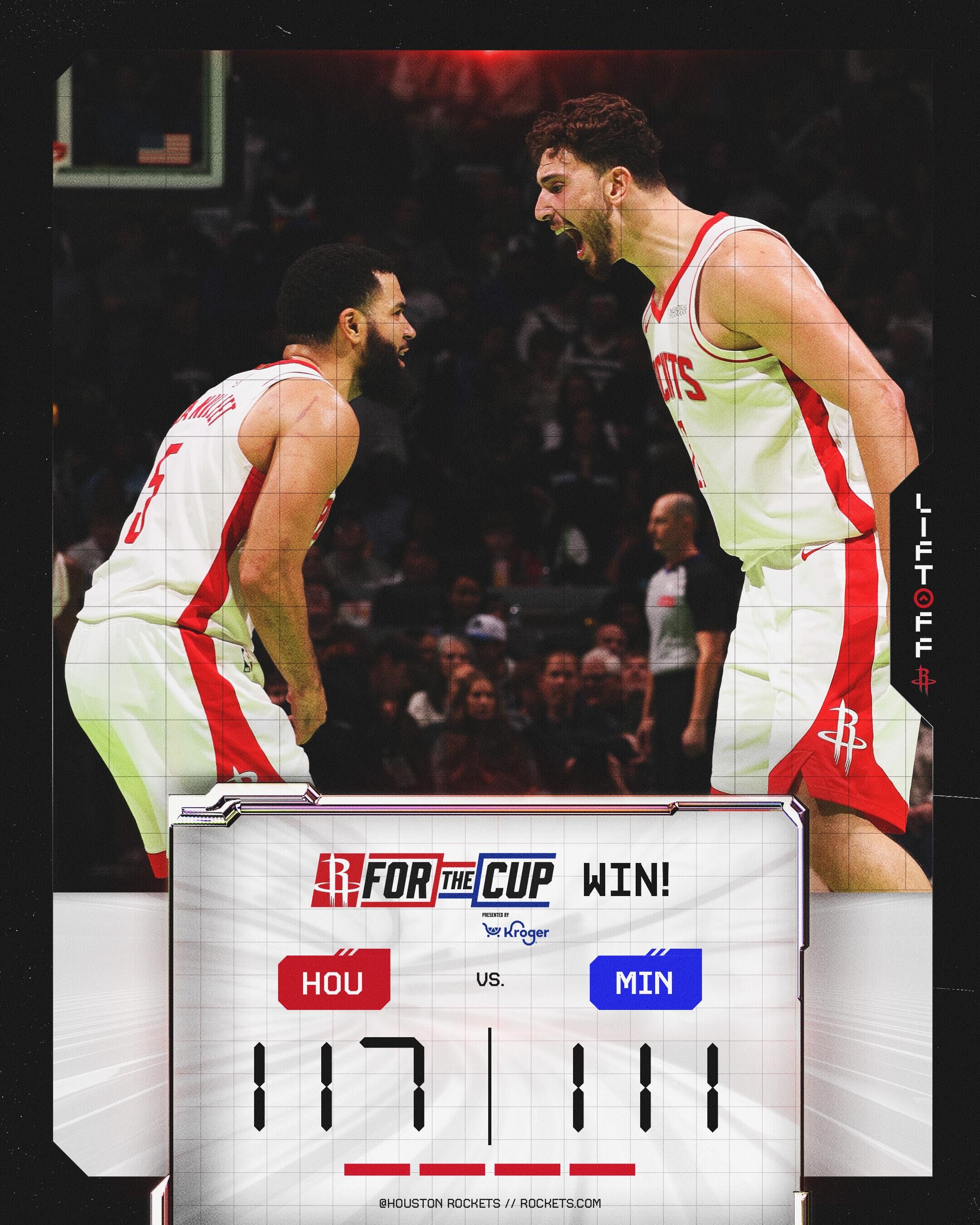 关于火箭阵容强大，实力碾压对手获得胜利的信息