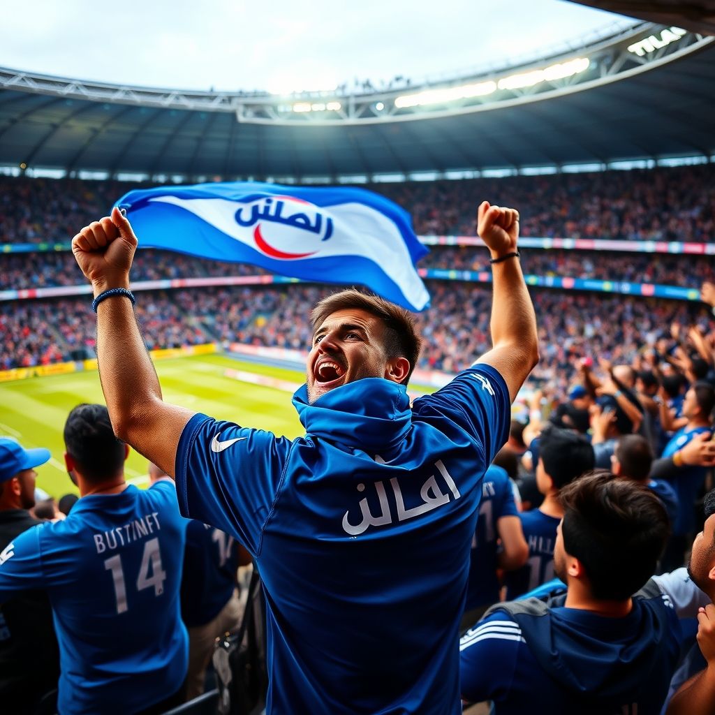 开云体育在线-阿尔希拉尔球迷现场助威，球队士气高涨