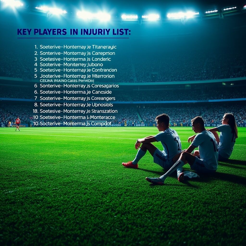 开云平台-蒙特雷伤病名单更新，关键球员状态备受关注