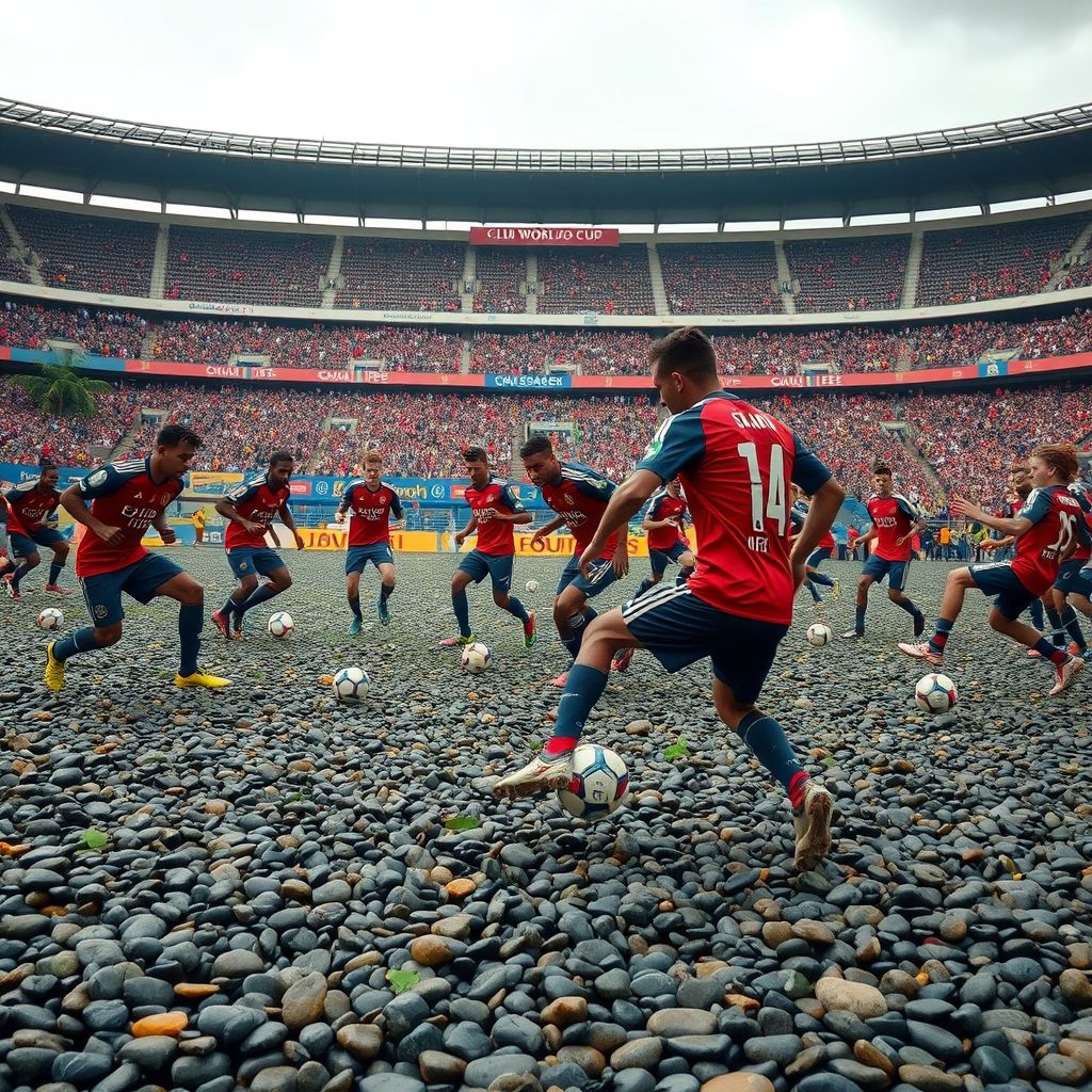 开云APP-河床赛前训练公开，备战世俱杯冲刺