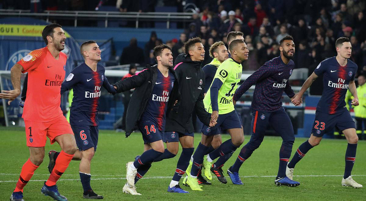 巴黎圣日耳曼队凭一己之力夺得胜利 巴黎圣日耳曼队凭一己之力夺得胜利